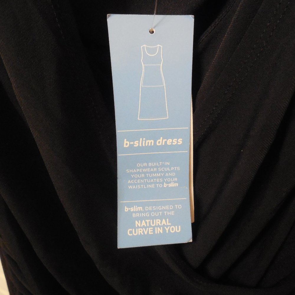 B-Slim Black Floor length dress